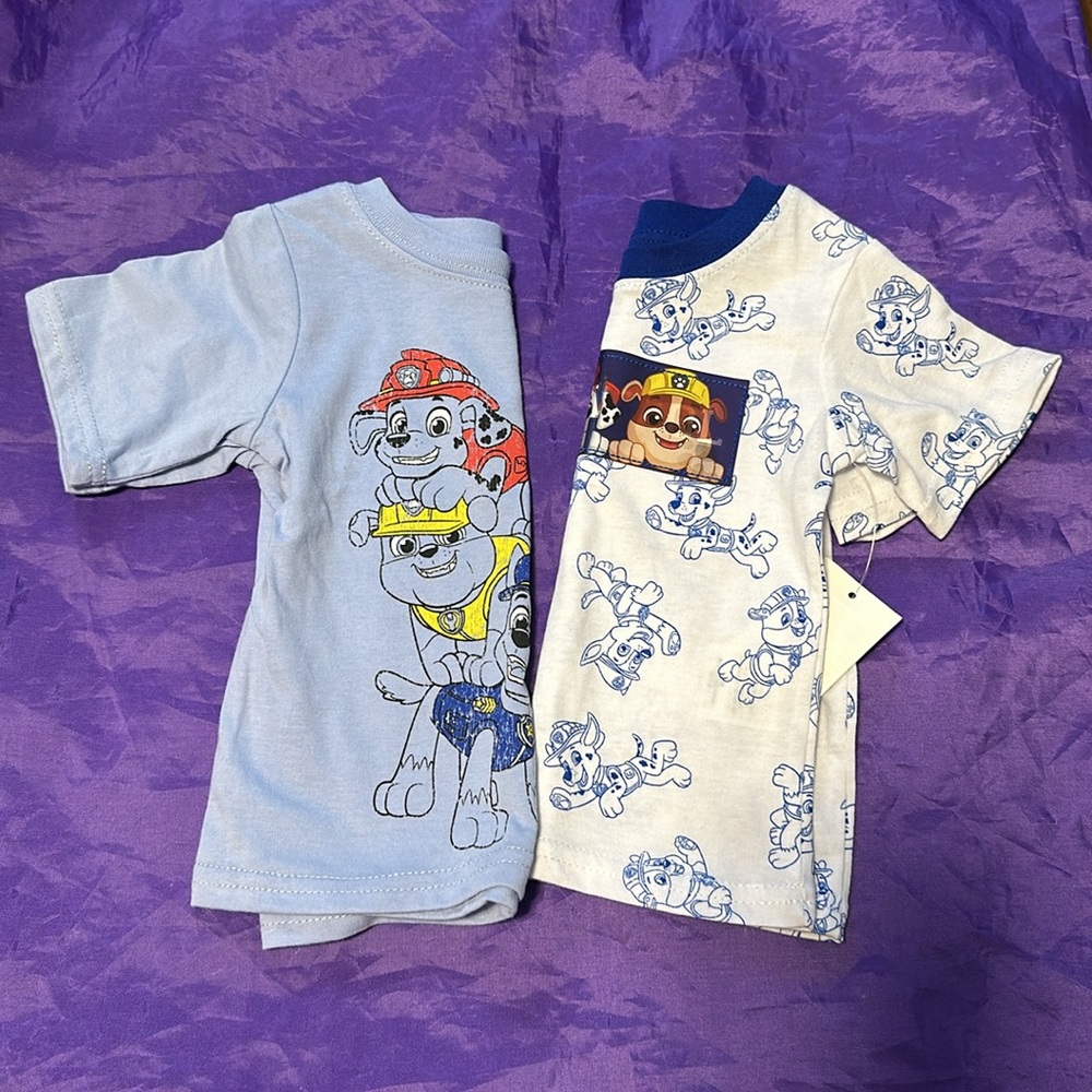 🏡NWT Paw Patrol 12 months tees